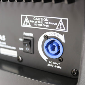 BishopSound Orion 12" Active 400w RMS Class AB Speaker With Bluetooth, Powercon and Remote Control